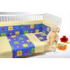 BebeDeco Lenjerie patut 4 piese Casuta Veseliei
