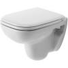 Duravit Vas wc D-Code suspendat alb compact - fara set fixare, fara capac