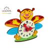 Ugears Puzzle 3D de colorat - Ceas, 23 piese