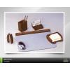 Bestar Set birou Murano lemn nuc