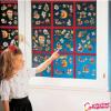 Vitrine Magique 50 decoratiuni adezive pentru fereastra + 10 m de banda