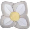 BloomingBath Cadita de plus si salteluta de joaca Lotus, alb/galben