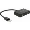 Delock Multiplicator 2 porturi Displayport v1.2 4K 87665