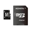 A-Data MicroSDHC 4GB Class 4 + Adaptor SD AUSDH4GCL4-RA1