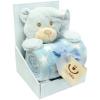 BoboBaby Ursulet plus si Paturica polar Albastru