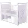 BabyNeeds Jas Ursulet cu Laterala Culisanta 120x60 cm + Saltea 8 cm