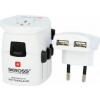 Skross Adaptor universal priza World PRO Plus USB 3P