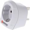 Skross Adaptor priza EU la UK 2 poli la 3 poli Alb