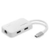EDIMAX Technology USB-C to 3-Port USB 3.0 Gigabit Ethernet Hub EU-4308