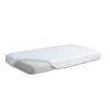 BabyMatex Cearceaf jerse din bumbac cu elastic 120x60 cm Alb 01