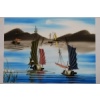 Pictura pe matase barci pescaresti, LVSP003_5