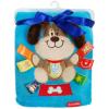 BoboBaby Patura Plus cu Animale si etichete 76x102 cm Albastru