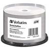 Verbatim CD-R 52x DataLifePlus Wide Inkjet Professional 50pk Spindle - No ID Brand (43745)