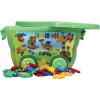Clics SET DE CONSTRUCTIE 400 PIESE PLUS CUTIE DEPOZITARE PE ROTI