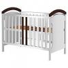 Hubners Patut copii din lemn Hansell 120x60 cm alb-venghe