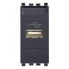 Vimar Priza modulara Date USB gri antracit Eikon