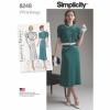 Simplicity Tipar rochie vintage S 8248