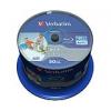 Verbatim BD-R SL Datalife 25GB* 6x Wide Inkjet Printable 50 Pack Spindle 43812