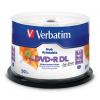 Verbatim DVD+R Double Layer Inkjet Printable 8x Life Series 97693