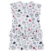Chicco Rochita fete jerse elastic, alb cu model, 03491