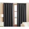Country Club Set 2 draperii Blackout Woven Black 137x168 cm