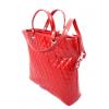 Geanta dama rosie CORY piele naturala lacuiat premium model deosebit