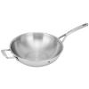 Zokura Tigaie Wok 3-ply Z1054, 30cm (Inox)