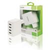 Sweex Incarcator de la retea 4x iesire USB 2.4A alb
