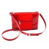 Geanta dama rosie CORY din piele intoarsa naturala premium & piele lacuita