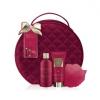 Baylis & Harding Set Cadou Midnight Fig & Pomegranate Vanity Bag Set - Gel de Dus 300ml, Lotiune de Maini si Corp 200ml, Burete de Baie