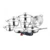 Bachmayer Set de gatit inox + capac inox 16buc. Handy KitchenServ