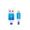 A-Data MicroUSB 1m Aluminiu Blue (AMUCAL-100CMK-CBL)