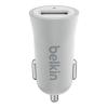 Belkin Mixit Metallic 2.4A USB Car Charger in Silver