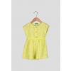 United Colors of Benetton Rochie cu broderii florale galben
