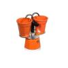 Bialetti Set espresso MINI Orange+ 2 pahare cafea