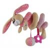 Baby Mix Spirala cu jucarii Pink Bunny