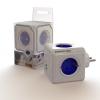 POWER Cube Fisa sub forma de cub, 4 cai Schuko si 2 x USB
