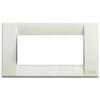 Vimar Placa ornament IDEA Classica Metal Ivoire 4 module
