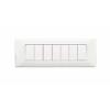 Vimar Placa ornament PLANA Reflex Snow 7 module