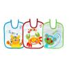 BabyOno Set 3 bavete : tigru, rac, maimuta