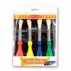 Melissa and Doug - Set 4 pensule jumbo cu maner special
