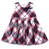Chicco Rochie copii, sarafan ecosez, alb cu rosu, 03525