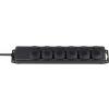 Brennenstuhl Prelungitor pentru exterior, 151767, IP44, 2 m, 6 prize