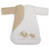 PurFlo Sac de dormit brodat 0-3 luni 1.0Tog Elefant - natur