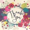 Laura Darrington Design Felicitare - Thank you 5060372494499