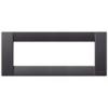Vimar Placa ornament IDEA Classica Silk Negru 6 module
