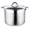 Blaumann Oala inox 12.5litri+capac sticla Gourmet line Handy KitchenServ