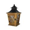 Strend Pro Lampa de gradina din lemn cu led Nicehome, 19x19x36 cm