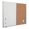 SMIT Tabla combi (whiteboard / pluta) 60 x 90 cm, profil aluminiu SL 11404110