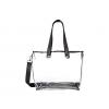 Xoxo Clear Tote w Logo Clutch Navy